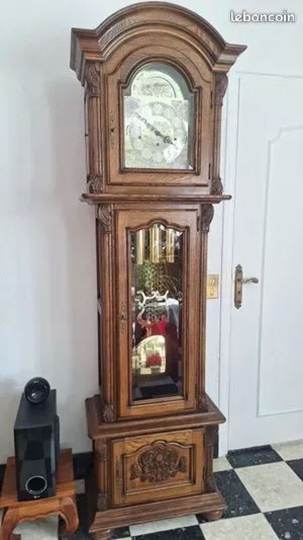 Horloge comtoise ch&ecirc;ne &Eacute;TAT NEUF Meubles
