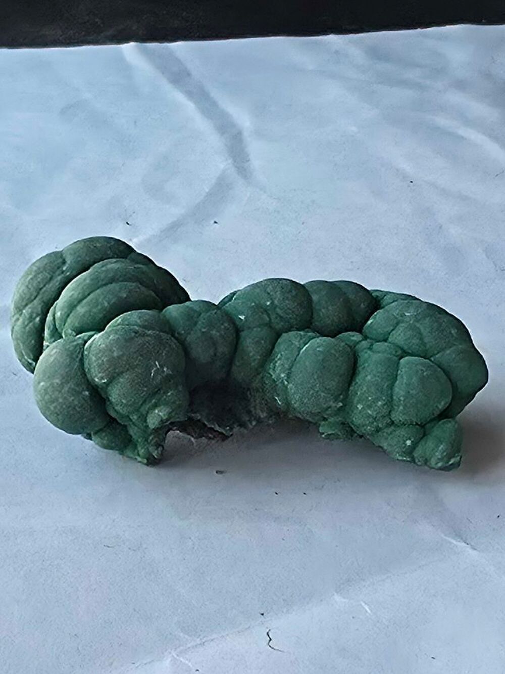 Stalactite de Malachite brute du Katanga RDC-69g 
