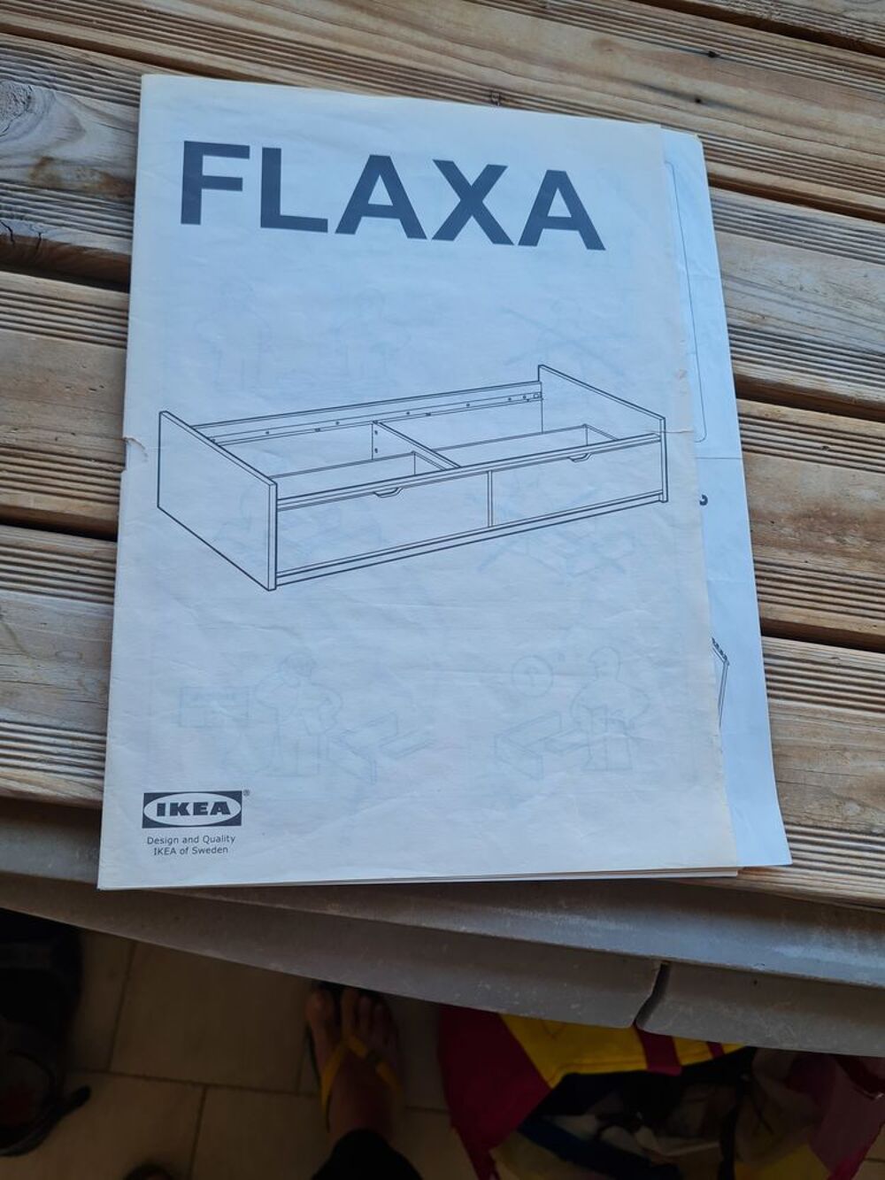  Lit IKEA mod&egrave;le flaxa : dim:90X200cm avec sommier &agrave; latte. Meubles