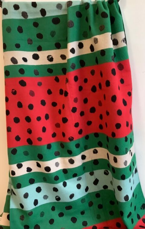 charpe  Motifs Pois Multicolore 25 Cannes (06)