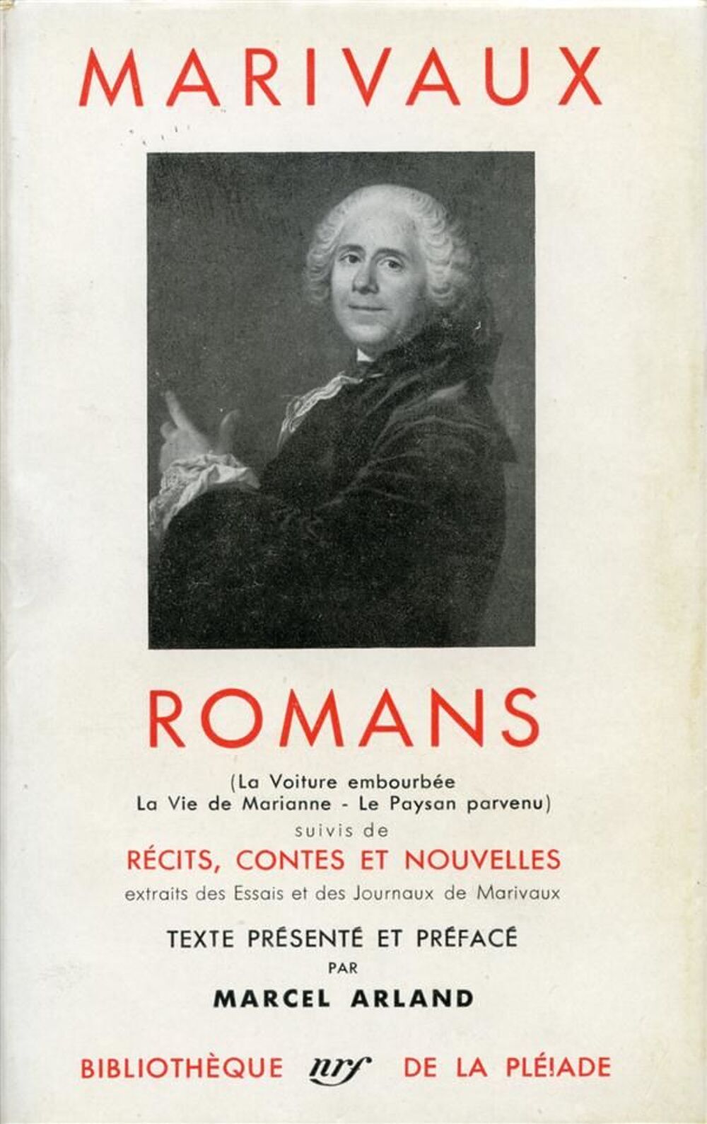 Marivaux Romans ; r&eacute;cits, contes et nouvelles Livres et BD