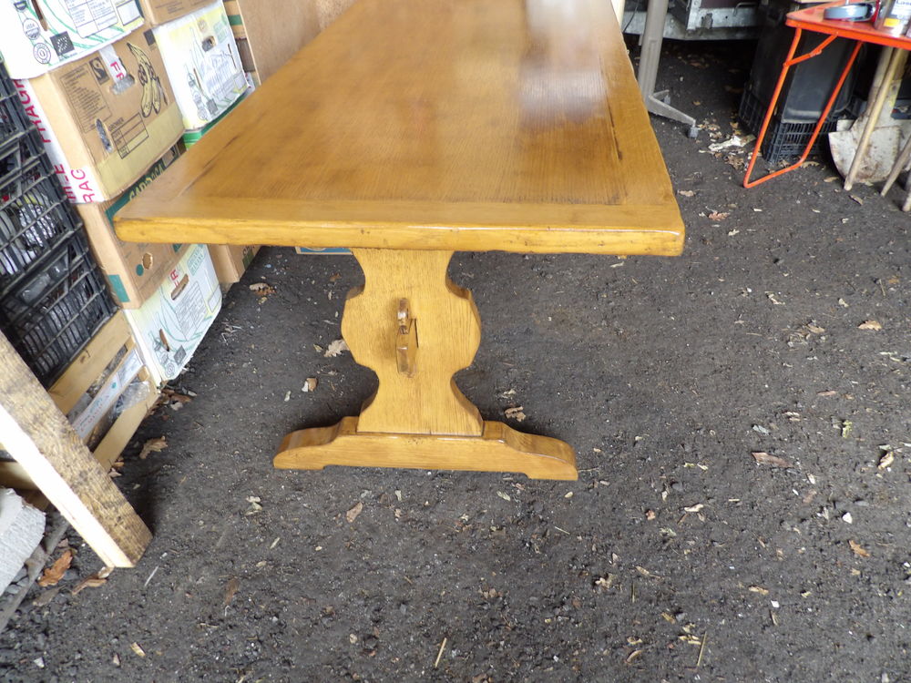 TABLE MONASTERE en CHENE de 160 cm x 80 cm Meubles