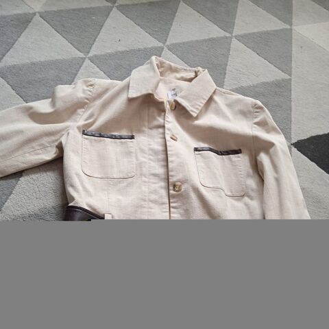  veste de type tailleur fermeture bouton, écru, ceinture mar Saint-Rambert-d'Albon (26)