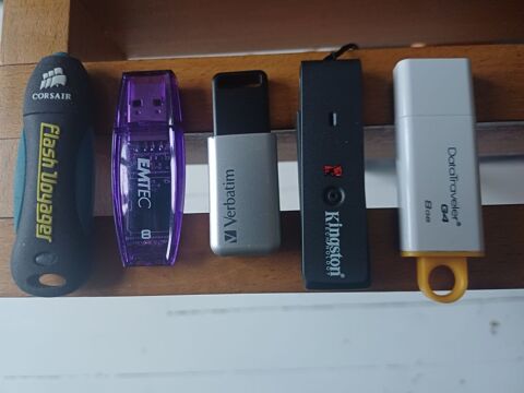 Lot 5 clés USB 8 Go Paris 15 (75)