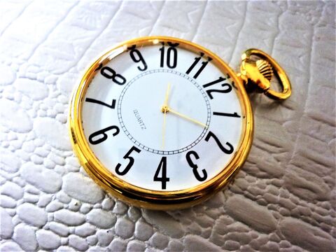 LUC DESROCHES montre gousset ferroviaire 1980 GOC0065 75 Metz (57)