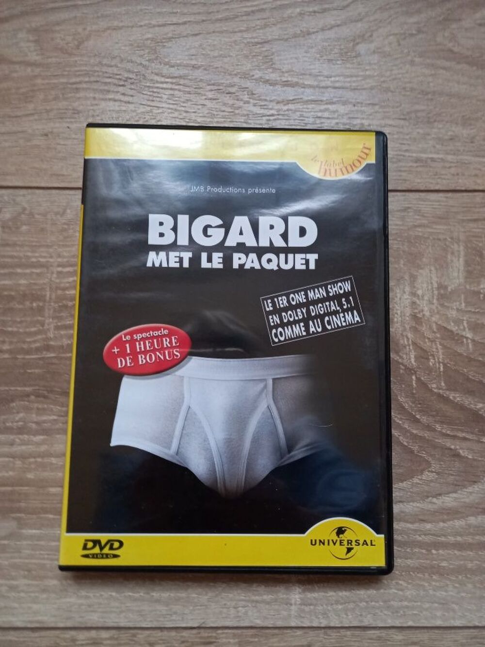 Dvd Jean-Marie Bigard "Bigard met le paquet" DVD et blu-ray