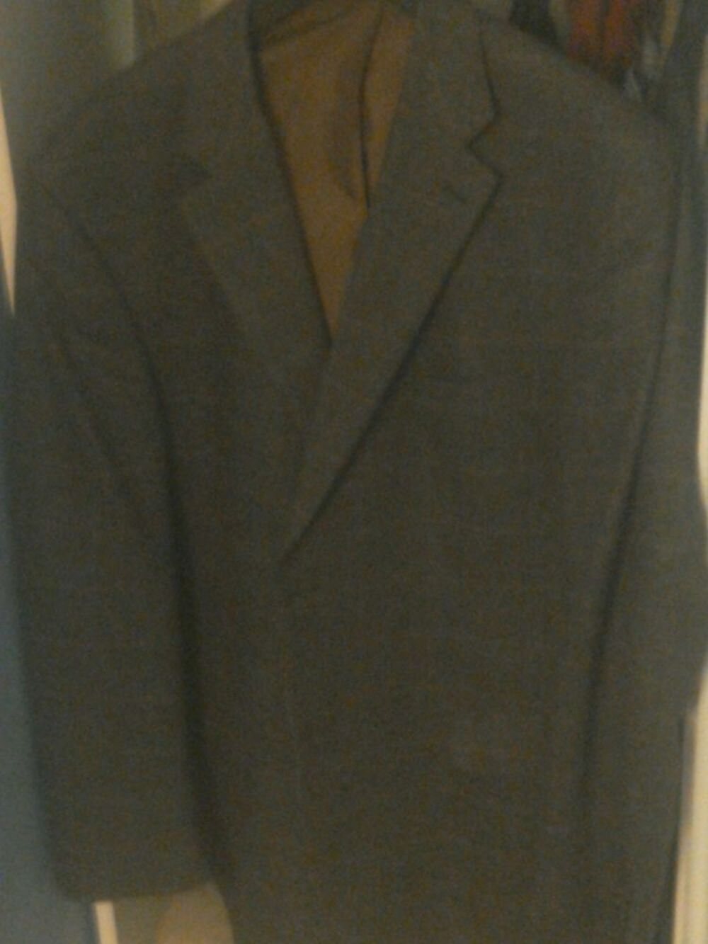 VESTE TWEED BLEU ET LISEREZ MARRON Vêtements