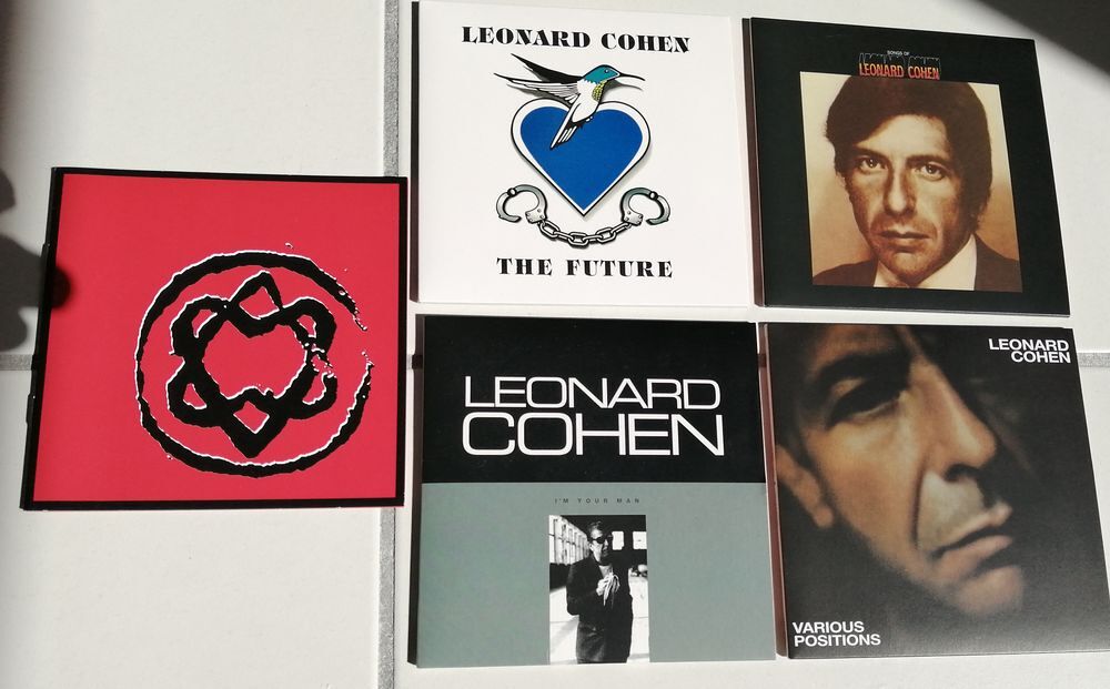 CD L&eacute;onard Cohen coffret de 46 titres CD et vinyles