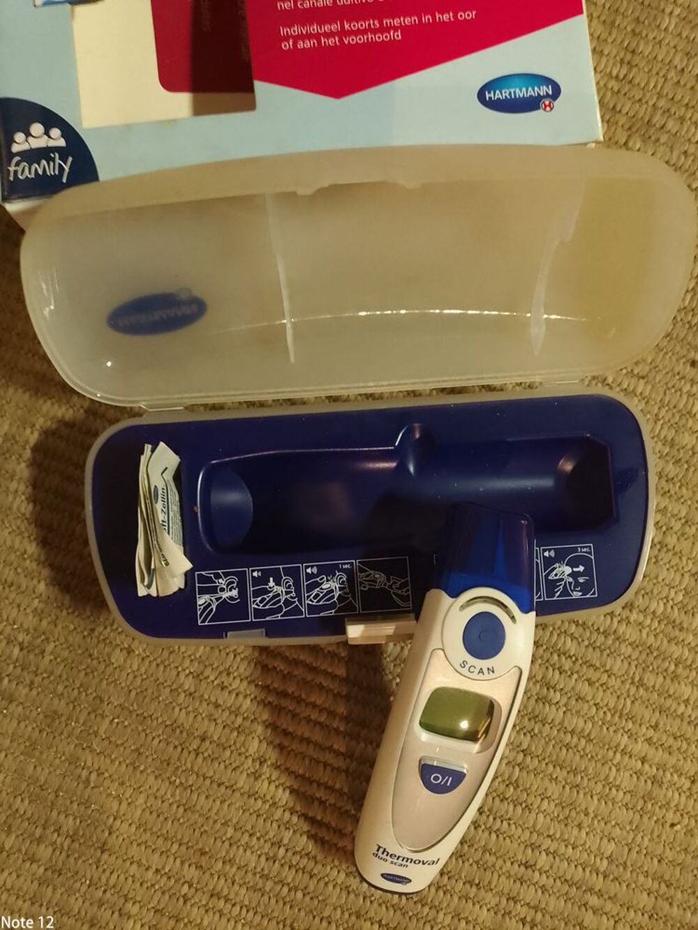 Thermom&egrave;tre, remise en main propre Puériculture
