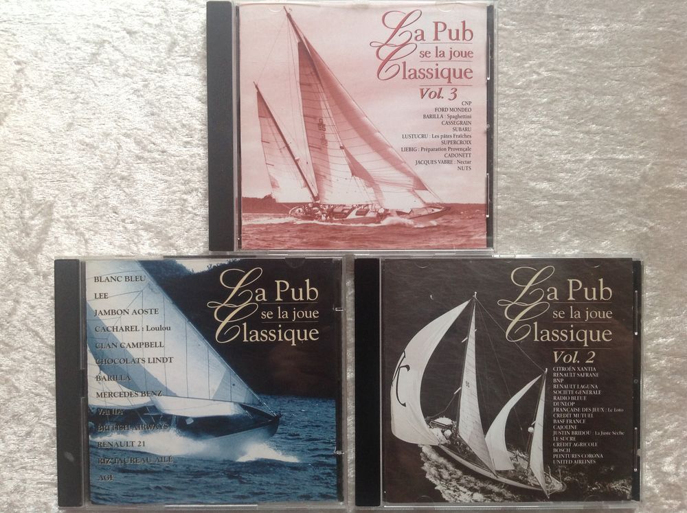 3 CDs LA PUB SE LA JOUE CLASSIQUE Envoi Possible
CD et vinyles