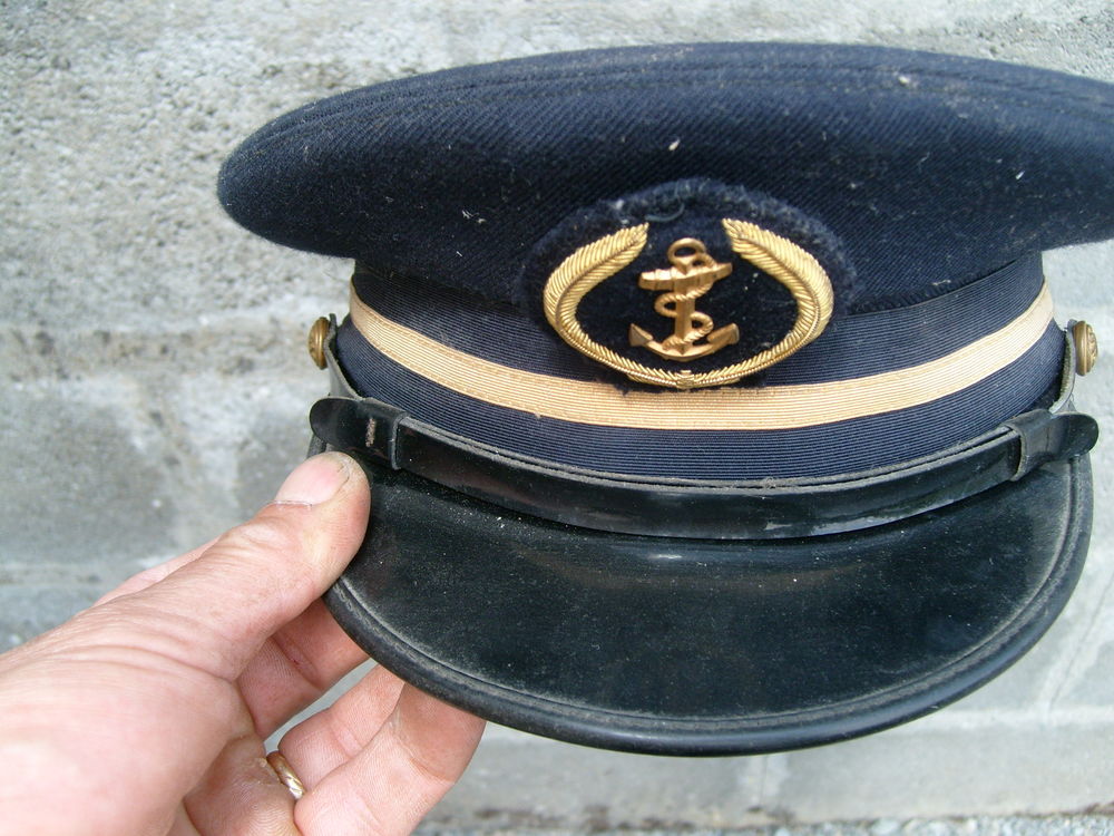 Ancienne casquette officier marinier 
