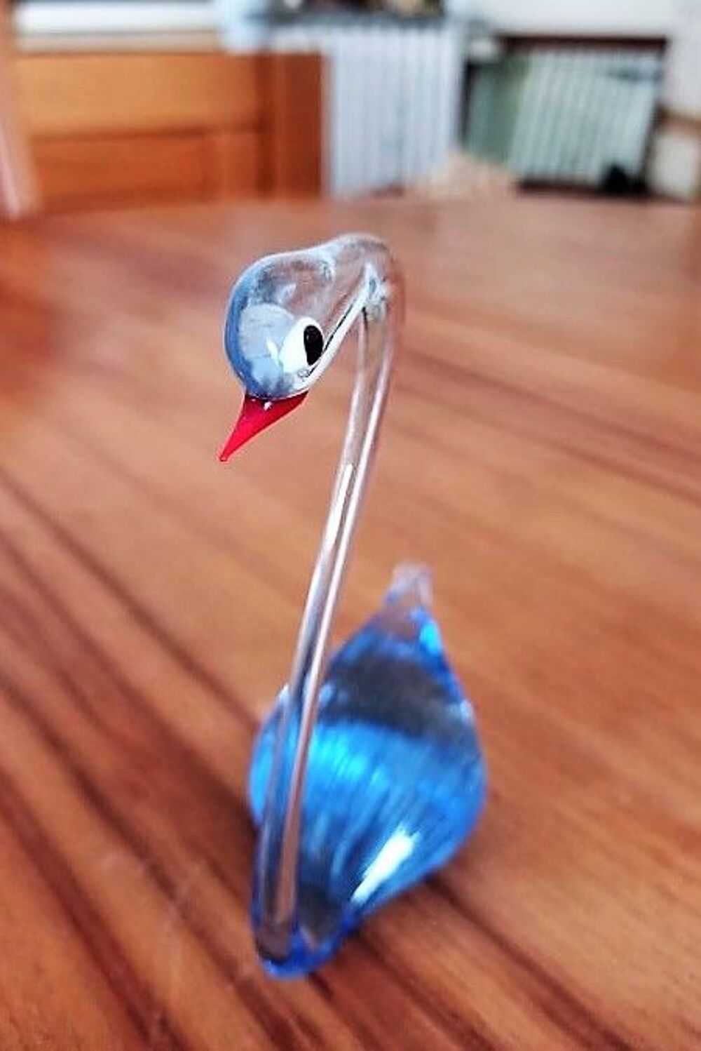 Sujet Cygne en Verre Fil&eacute; Décoration