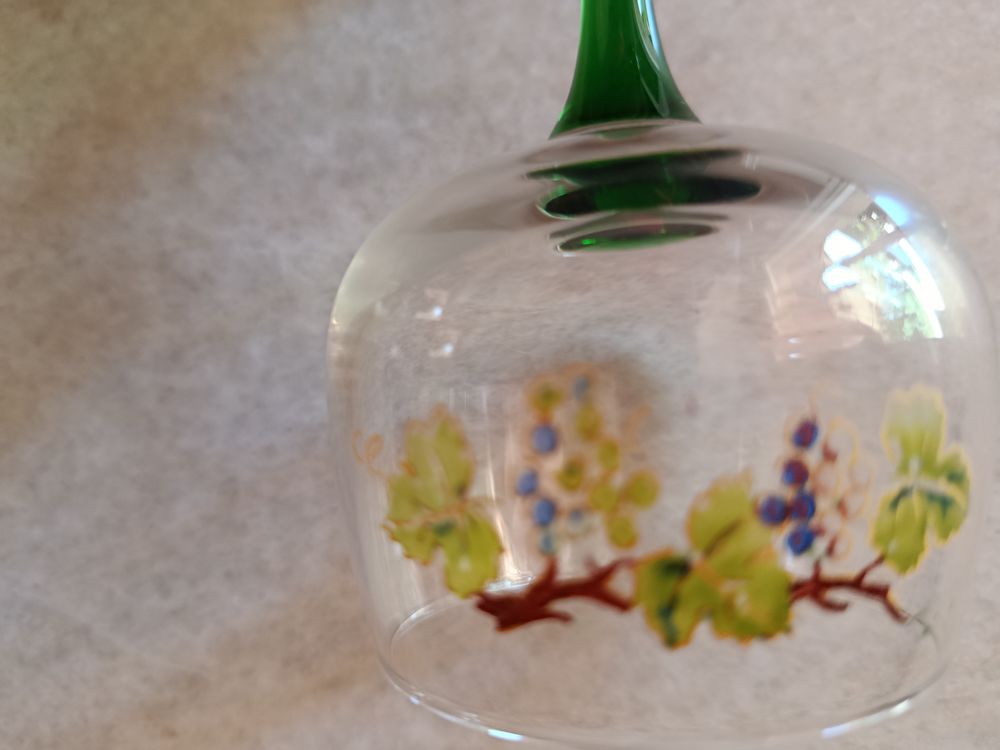Verres &agrave; vin d'Alsace Décoration