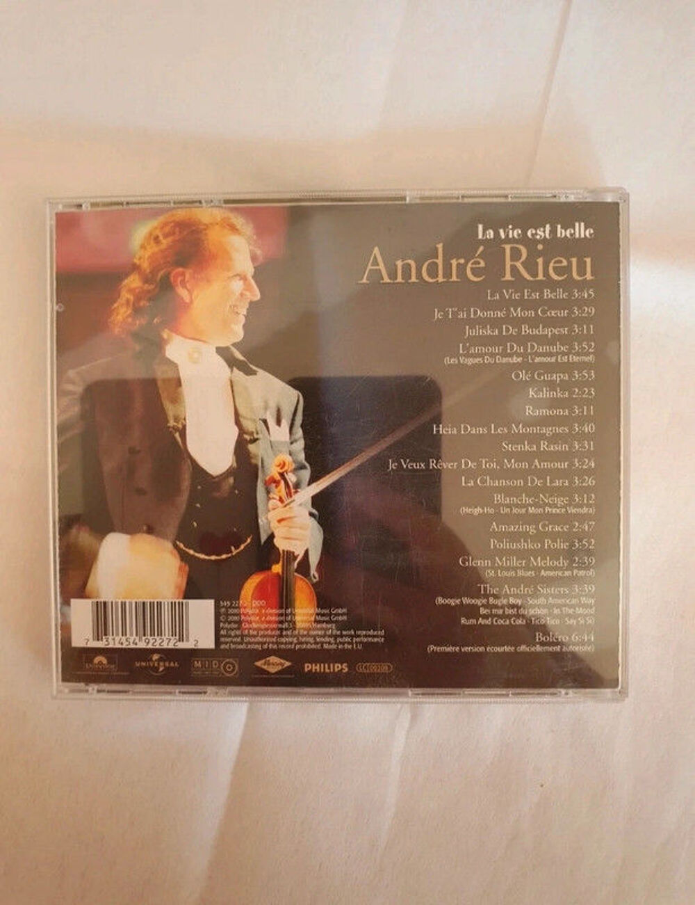 Cd Andr&eacute; Rieu - la vie est belle CD et vinyles