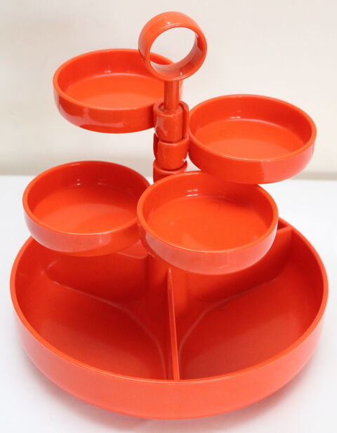 Dialene Better Maid serviteur plateau ap�ritif orange vintag 60 Issy-les-Moulineaux (92)