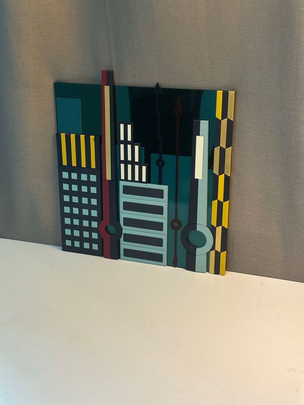 Pr&eacute;sentoir Rolex Officiel - Rare PLV de Vitrine - Design G&eacute;om&eacute;trique 