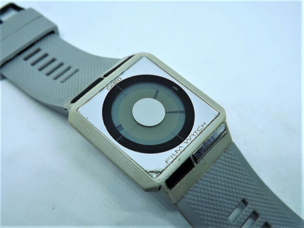 Rare montre Casio Film Watch 2128 FS-02 LCD Data Bank 1999 Bijoux et montres