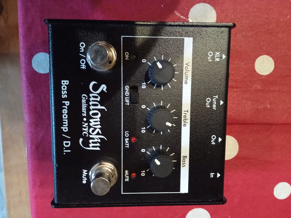 Preampli Sadowsky Instruments de musique