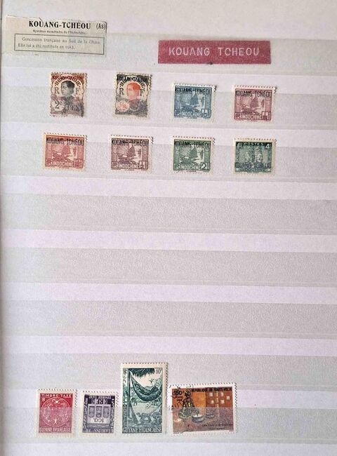 S�rie de timbres de collection de Kouang Tch�ou 18 Gap (05)