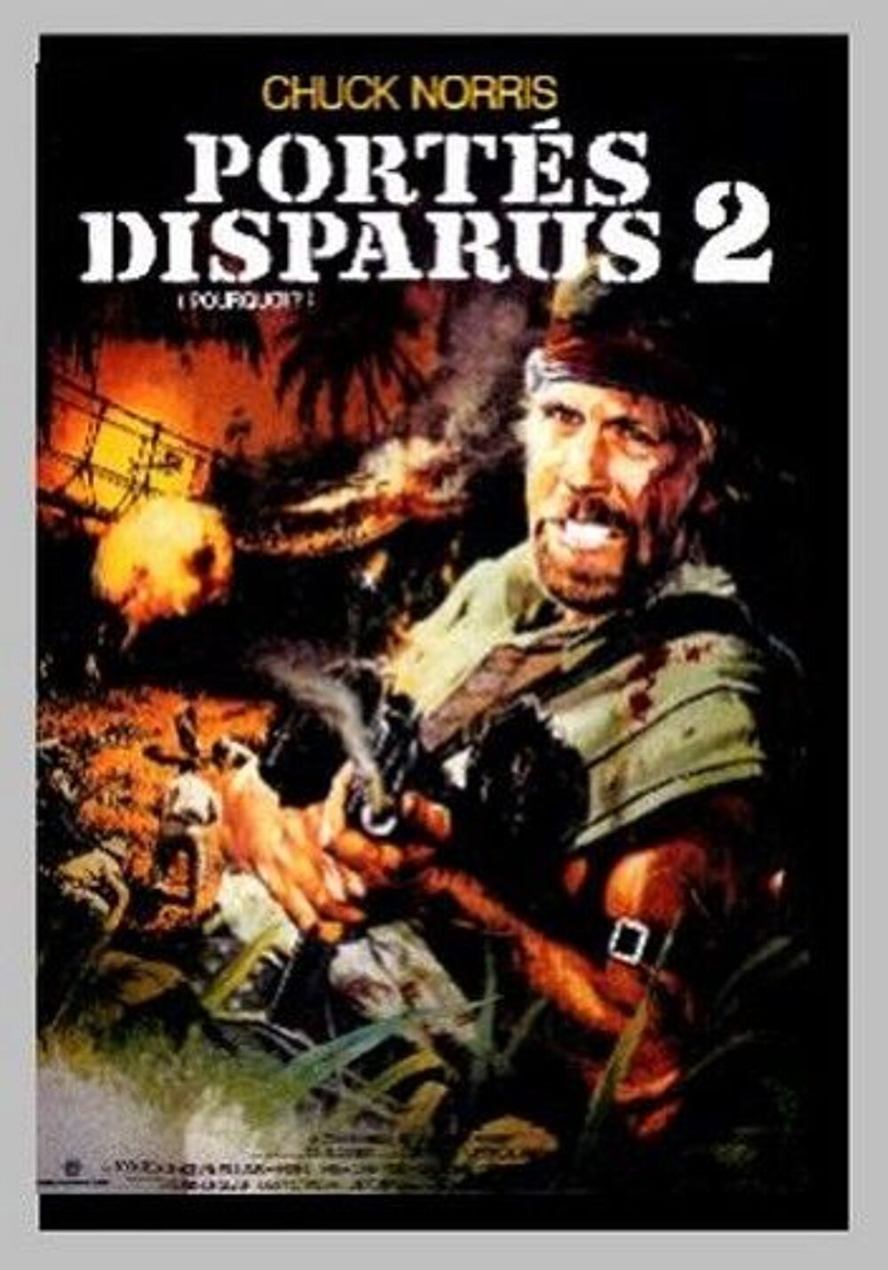 PORTES DISPARUS 2 et 3 BRADDOCK (chuck norris) DVD et blu-ray