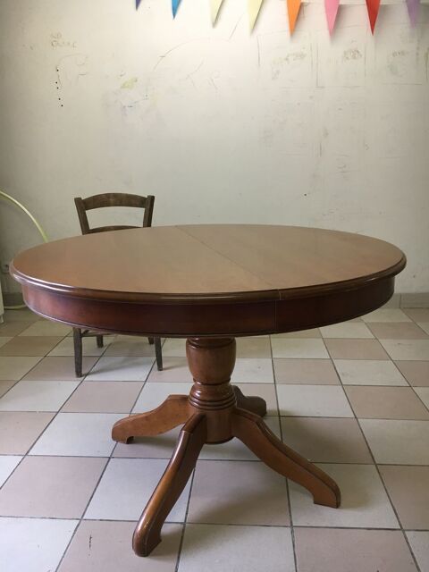 table ronde de salle  manger pied gueridon 80 Crolles (38)