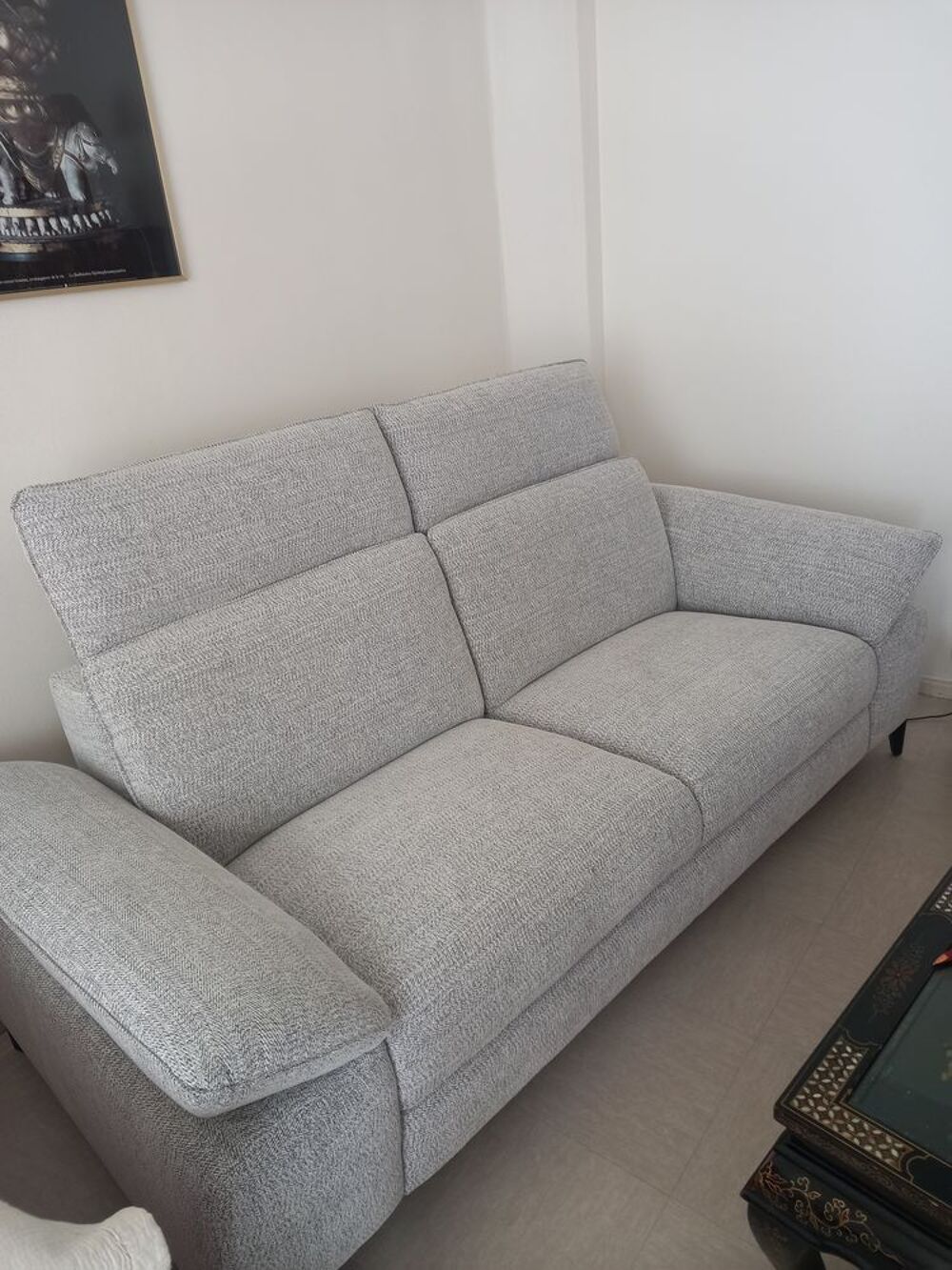 CANAPE 2 PLACES COLUMBIA TISSU ACHAT MAGASIN LA CERUSERAIE Meubles