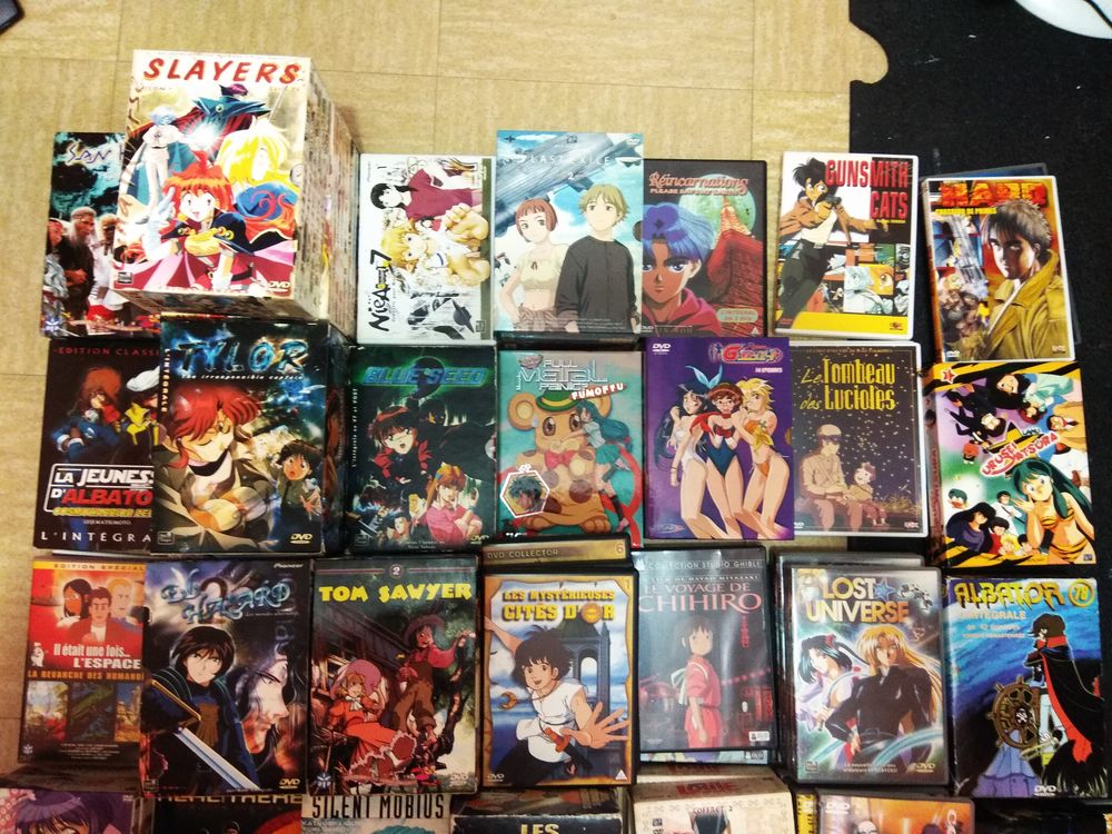Collections animes DVD et blu-ray