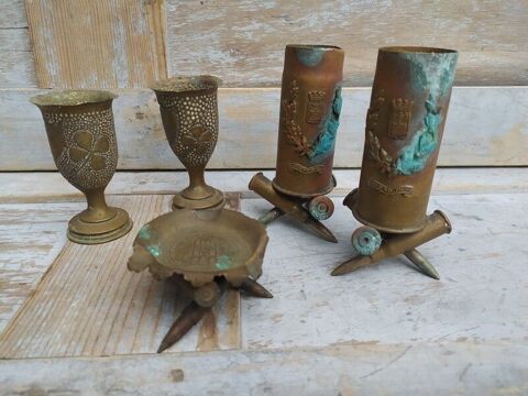Objets de Poilu Art de Tranchée Trench Art 14-18 Verdun WW1 Loches (37)