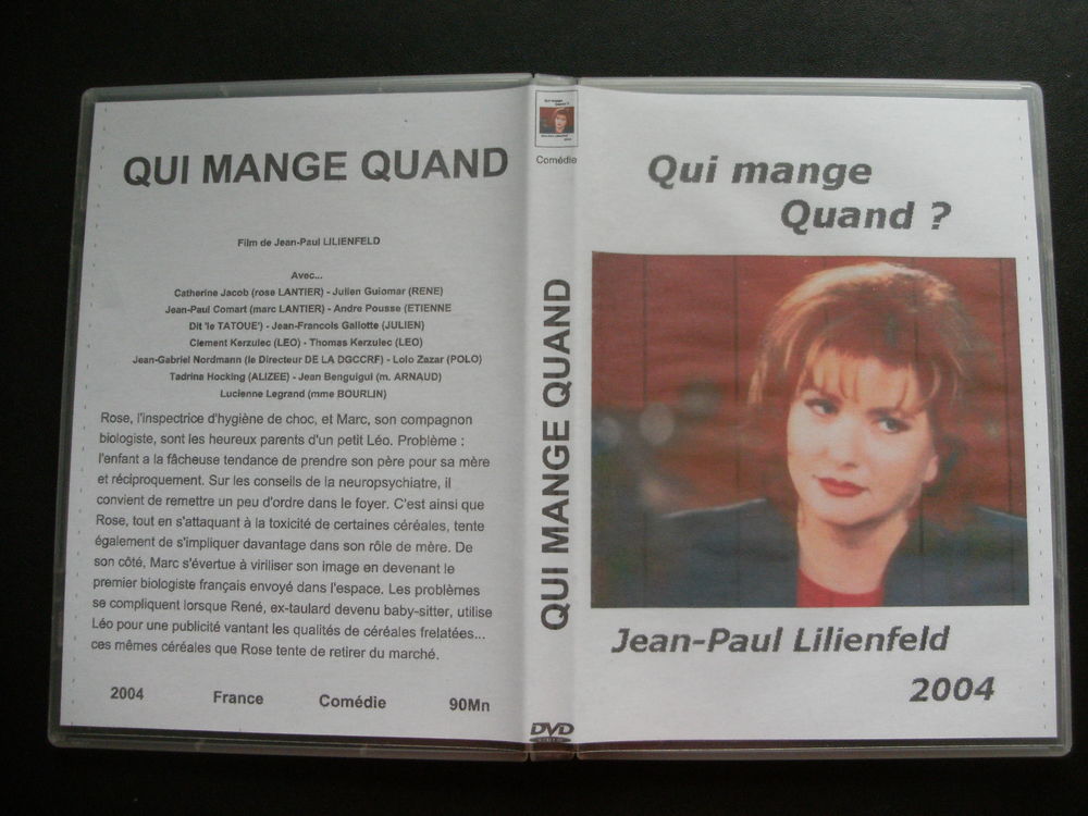 Rare film : " Qui mange quand " DVD et blu-ray