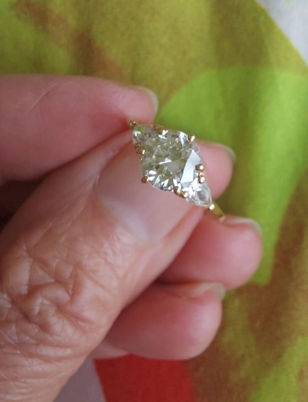 Bague or &amp; zirconium Bijoux et montres
