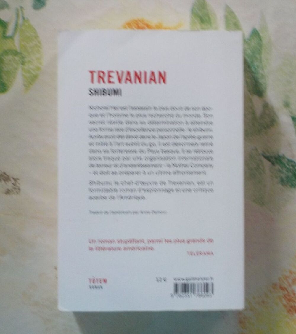 TREVANIAN de SHIBUMI Ed. Gallmeister (petit format) Livres et BD