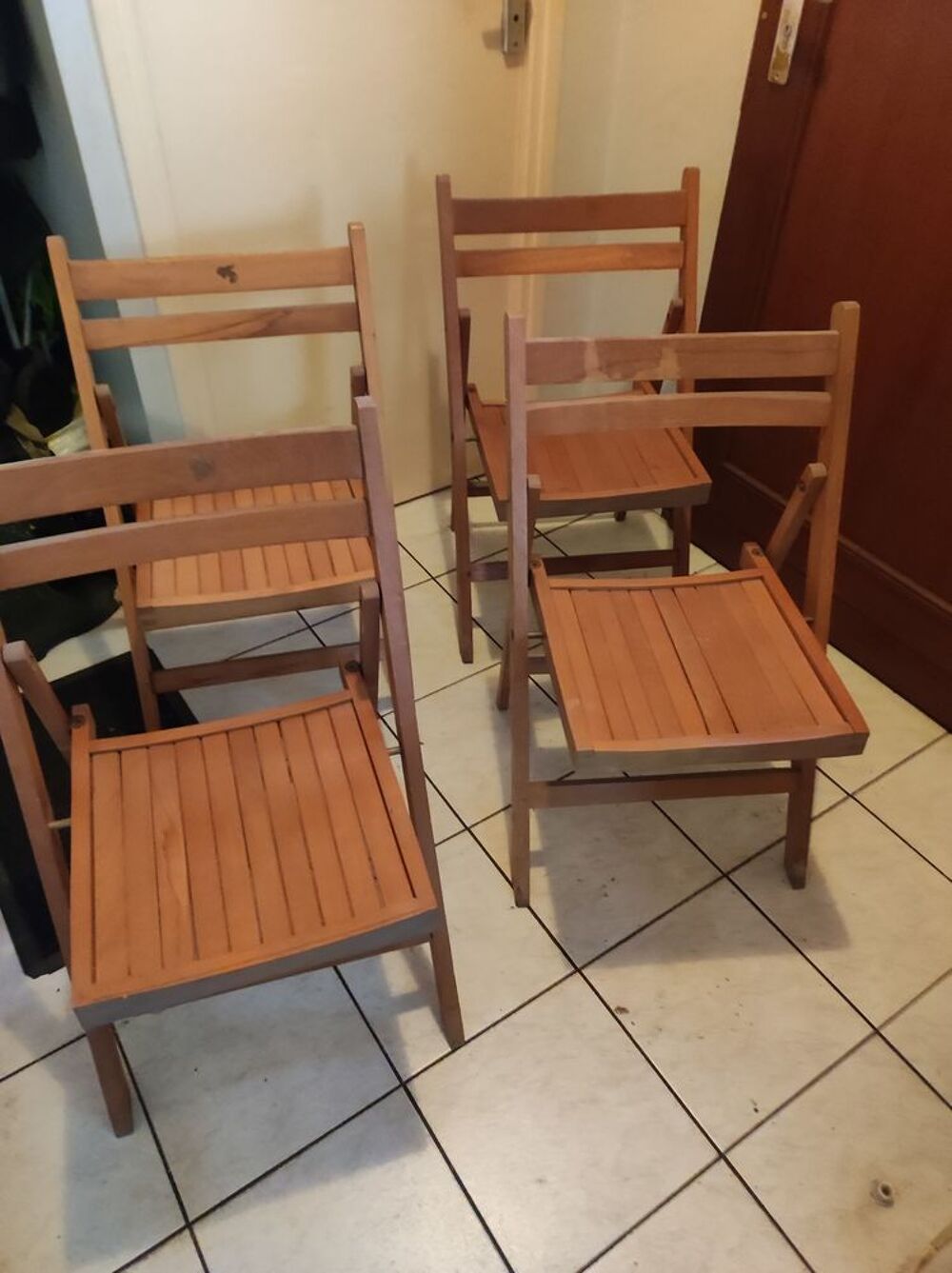 Chaise pliante en bois Meubles
