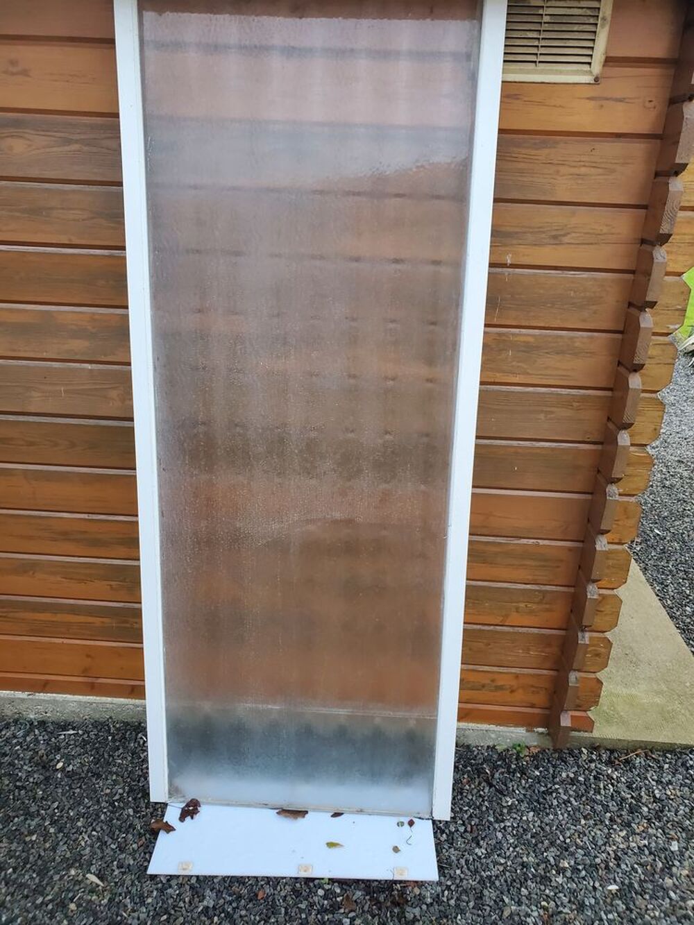 Vitre depolie Bricolage