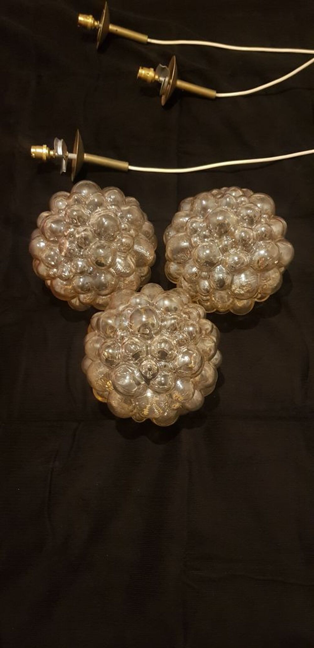 lustre A BUBBLE en suspentions de HELENA TYNELL 1960 
