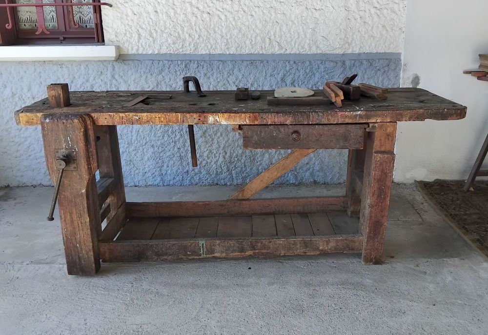 ETABLI ancien en bois Bricolage
