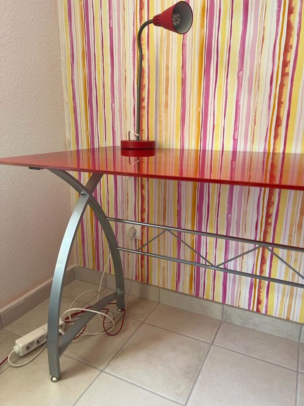 Ensemble Bureau et colonne &eacute;tag&egrave;res moderne Meubles