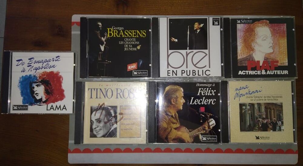 lot de 8 cd CD et vinyles