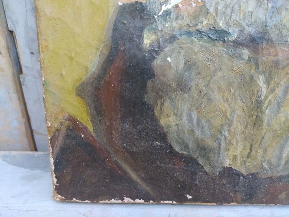 Tableau Portrait d'Homme au Chapeau Curiosit&eacute; Autoportrait Décoration