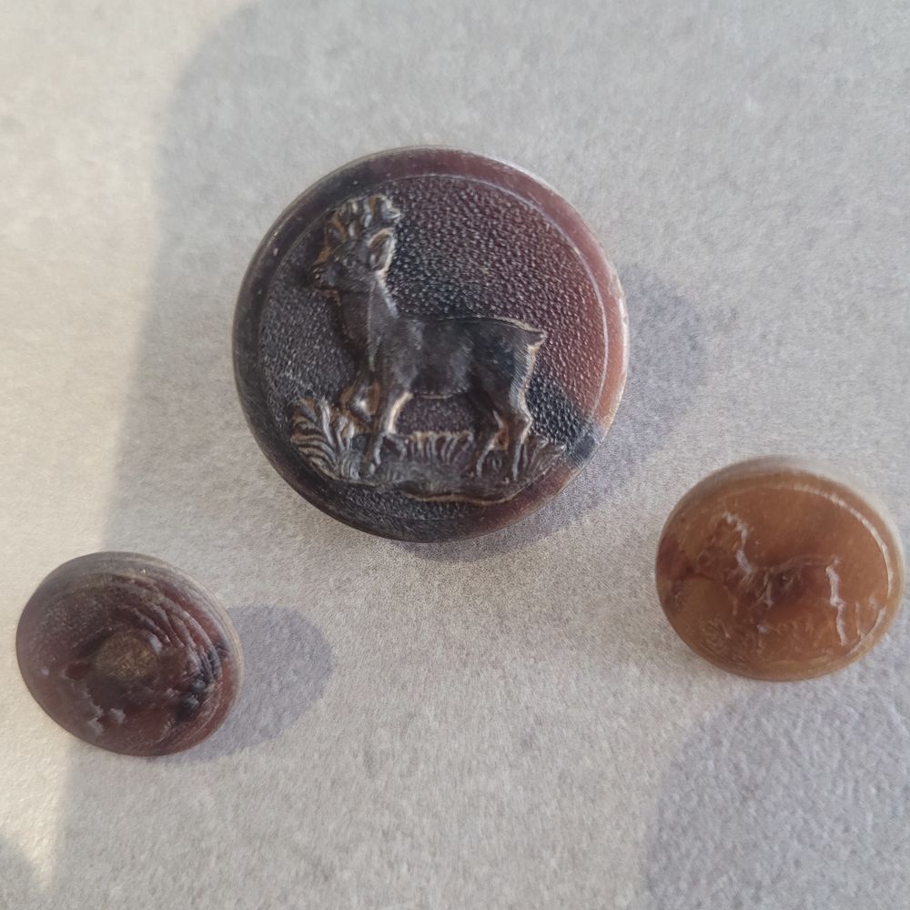 STYLO BILLE CARAN D'ACHE / BOUTONS DE CHASSE 