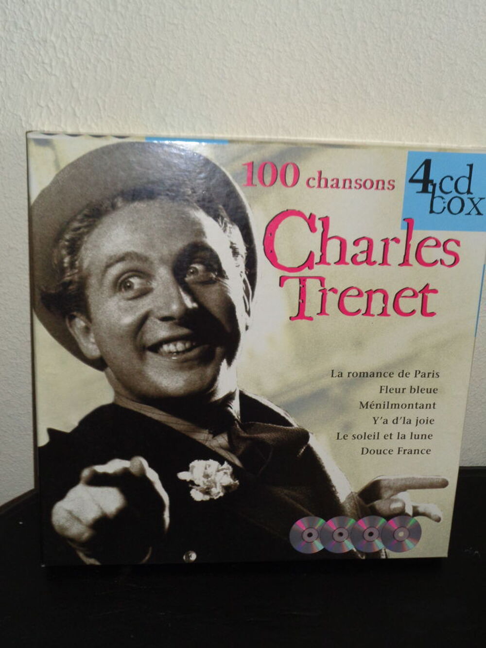 coffret 4 CD Charles TRENET 100 chansons CD et vinyles