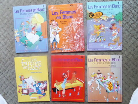 6 bandes dessinées  LES FEMMES EN BLANC 24 Lyon 8 (69)