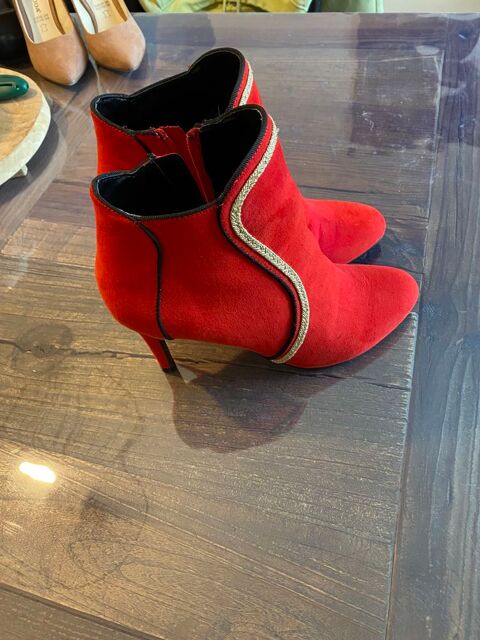 Bottines bon tat 15 Orange (84)