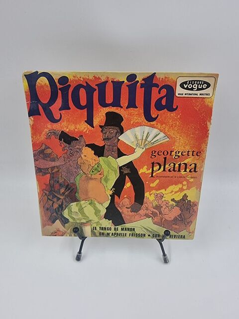 Vinyle 45 tours Riquita : Georgette Plana Le Tango de Manon 2 Vulbens (74)