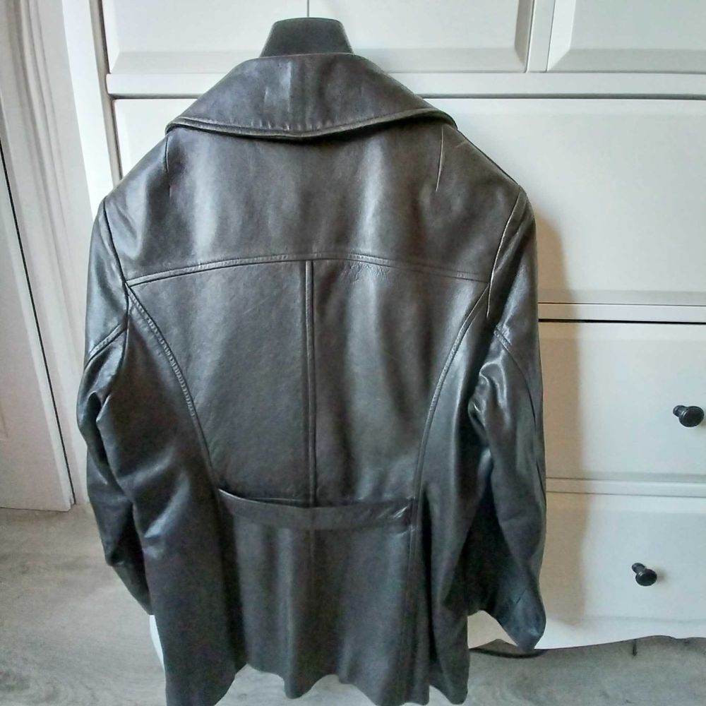 Veste cuir vintage Vtements