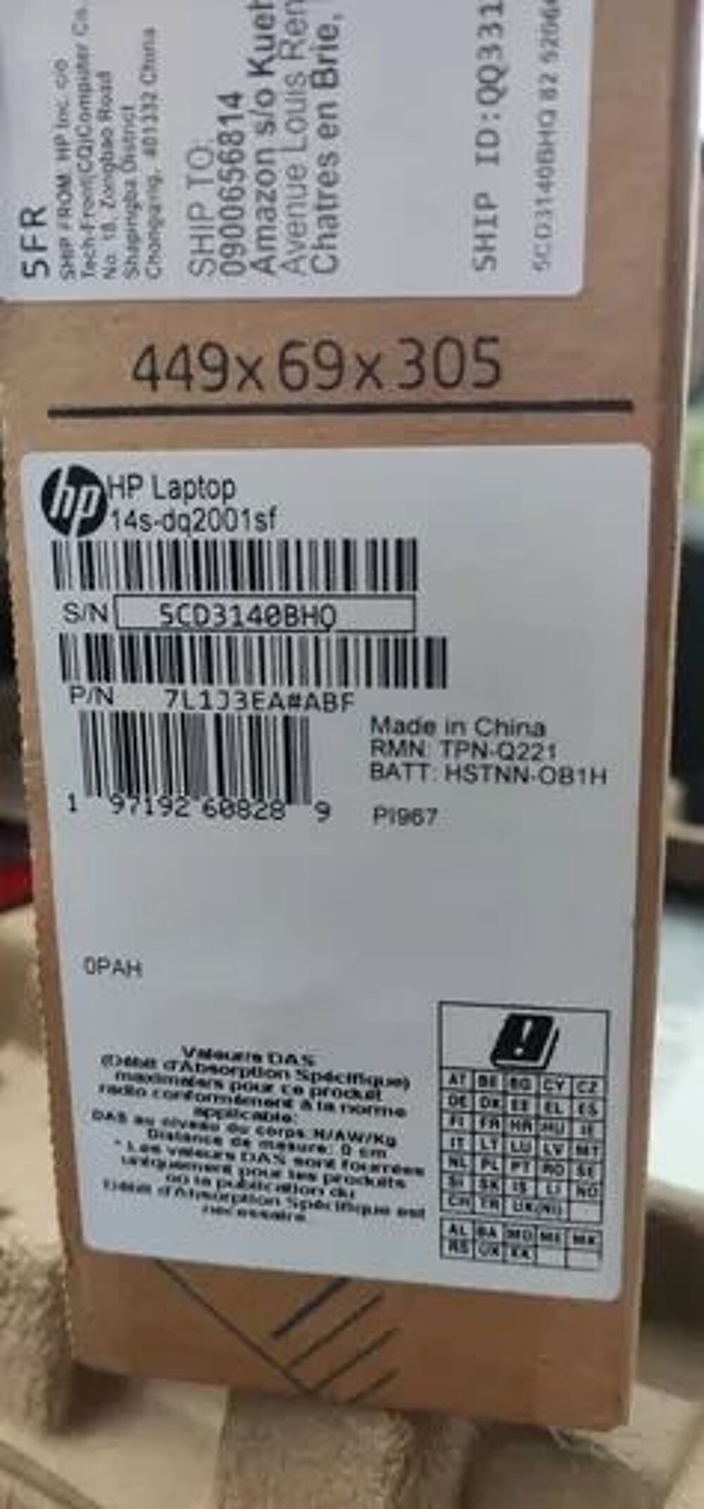 Ordinateur portable HP s14 Matériel informatique