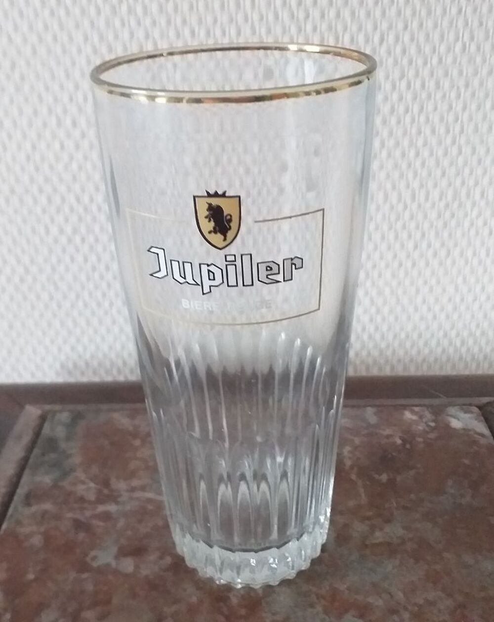 Verre publicitaire JUPILER Bi&egrave;re belge 