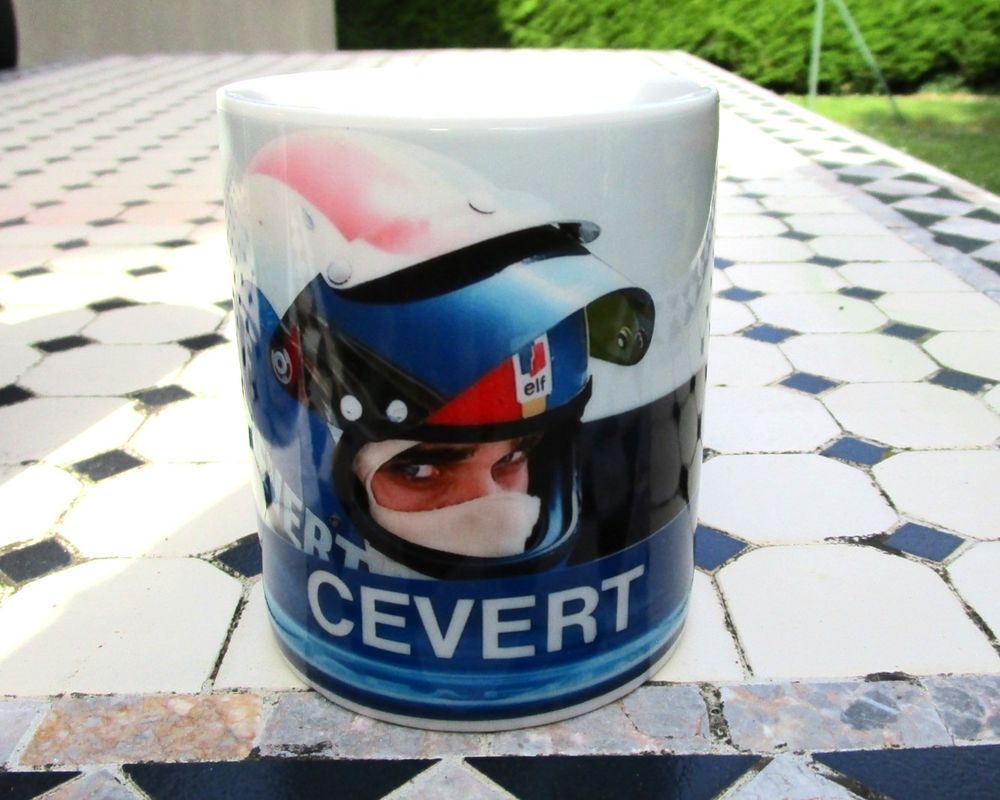 Pot &agrave; crayons ou mug &agrave; l effigie de Fran&ccedil;ois Cevert 