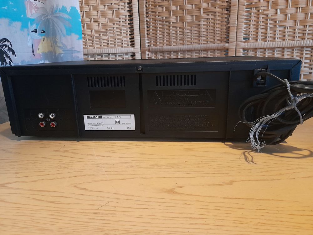 Platine cassette TEAC V-570 Audio et hifi