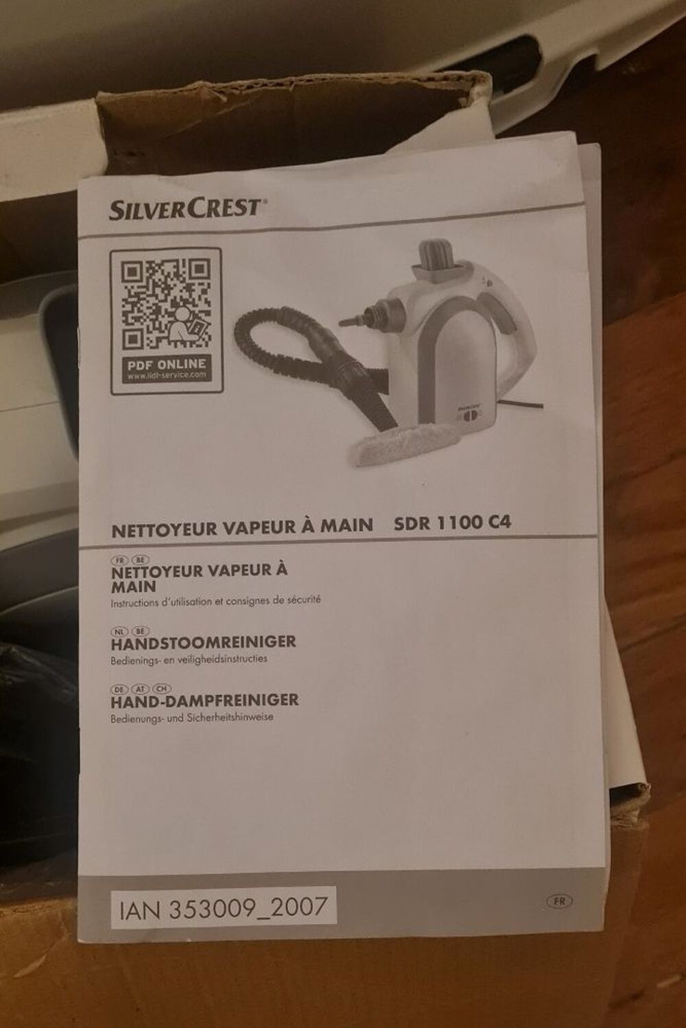Nettoyeur vapeur a main SILVER CREST (Lidl) Electrom�nager