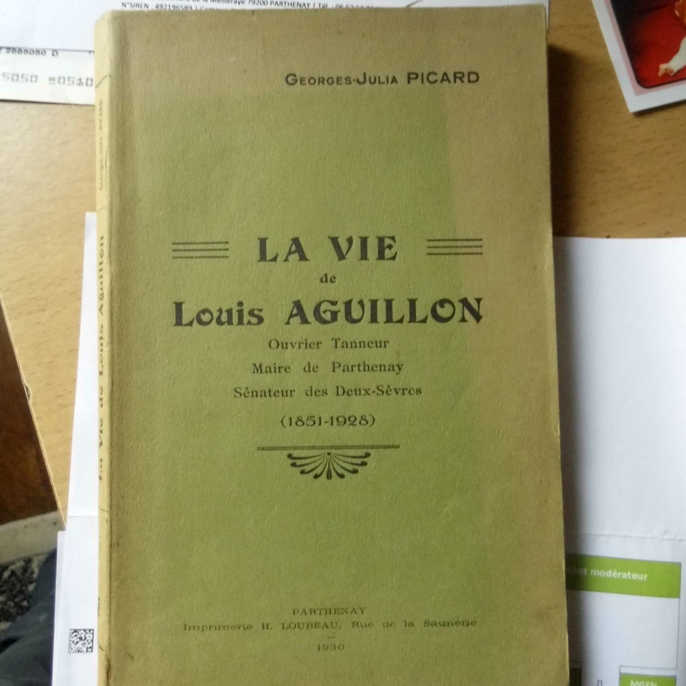 Livres sur Parthenay (79) Livres et BD